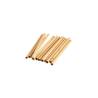 Cannucce riutilizzabili in legno bamboo colore naturale cm 14x1-1,2