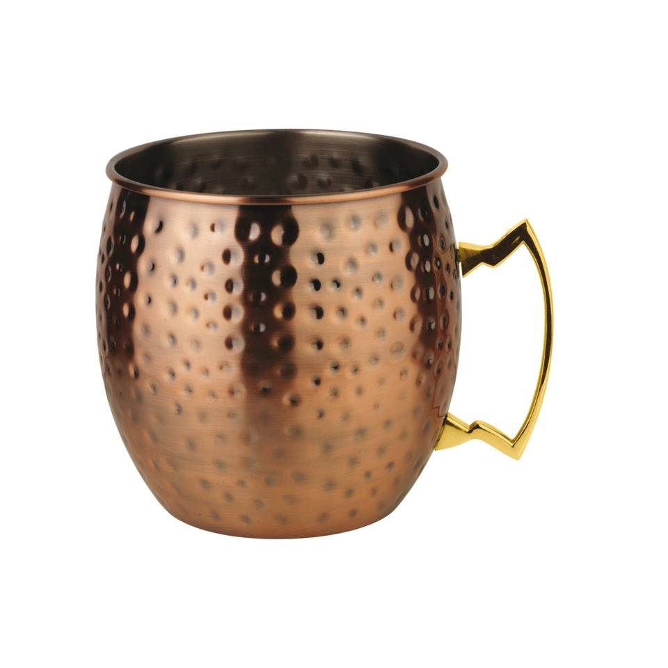 Antique hammered copper maxi mug lt 3