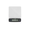 Digital kitchen scale from 1 g to 3 kg in white plastic