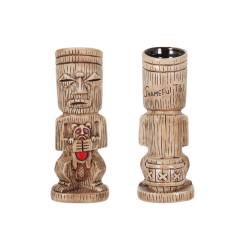 Tiki mug Shameful in porcellana beige cl 38