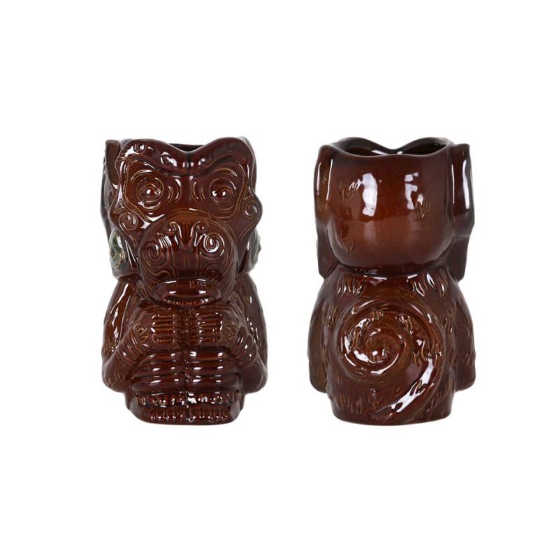 Tiki mug Monkey in porcellana marrone cl 42