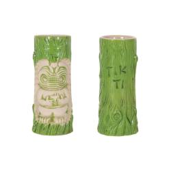 Green porcelain Aloha tiki mug cl 38