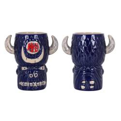 Tiki mug Buffalo in porcellana blu cl 80