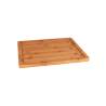 Brown bamboo rectangular tray cm 32.5x26.5