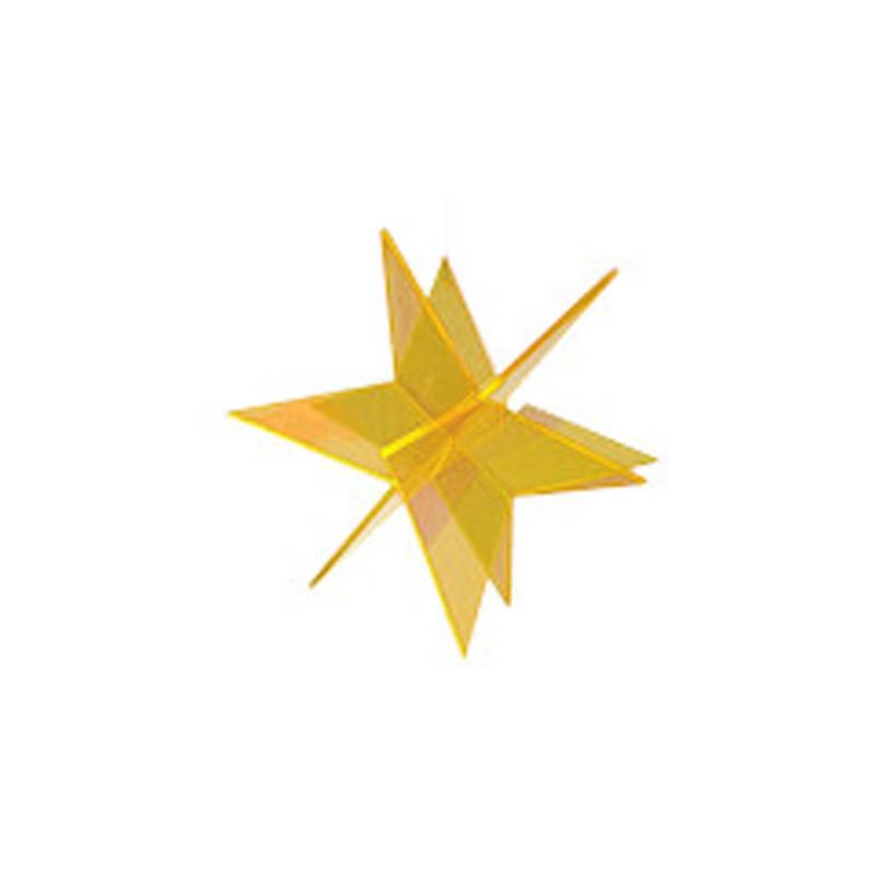 3D Cazador del Sol yellow star cm 20