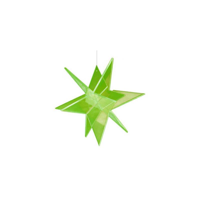 Stella 3D Cazador del Sol verde cm 20