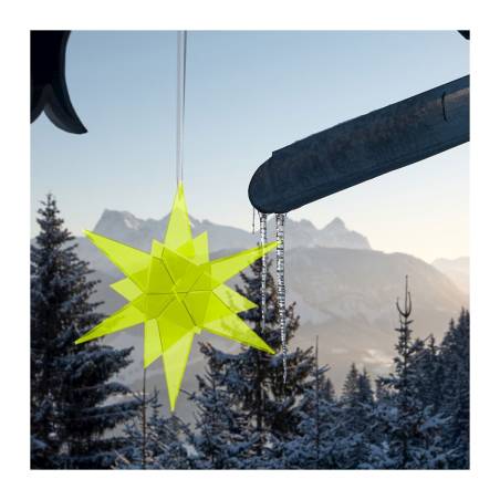 3D Star Cazador del Sol green cm 20