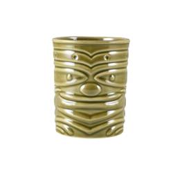 Tiki mug Smile in porcellana verde cl 36