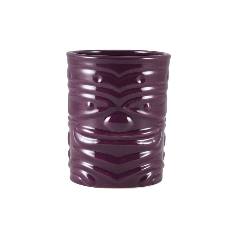 Tiki mug Smile porcelain purple cl 36