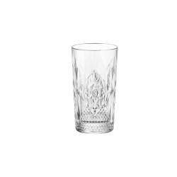 Stone worked glass beverage glass cl 49