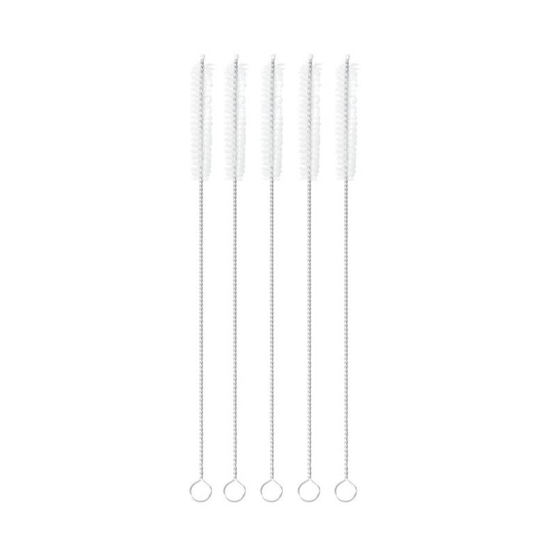 Reusable steel and nylon reusable straw brush cm 21