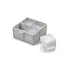 Ice Cube mold 4 cubes Urban Bar silicone gray cm 4.5