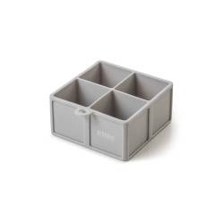 Ice Cube mold 4 cubes Urban Bar silicone gray cm 4.5