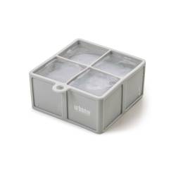 Ice Cube mold 4 cubes Urban Bar silicone gray cm 4.5