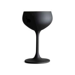 Retro coupe Urban Bar cup in black and bronze glass cl 21