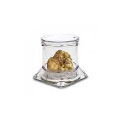 Sanelli Ambrogio Tuberpack truffle container in transparent acrylic 7.8 cm