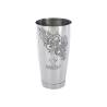 Balanced and decorated stainless steel boston tin shaker cl 82.8