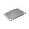 Tagliere Giusto per pinsa e pizza in acciaio inox e legno cm 38x33