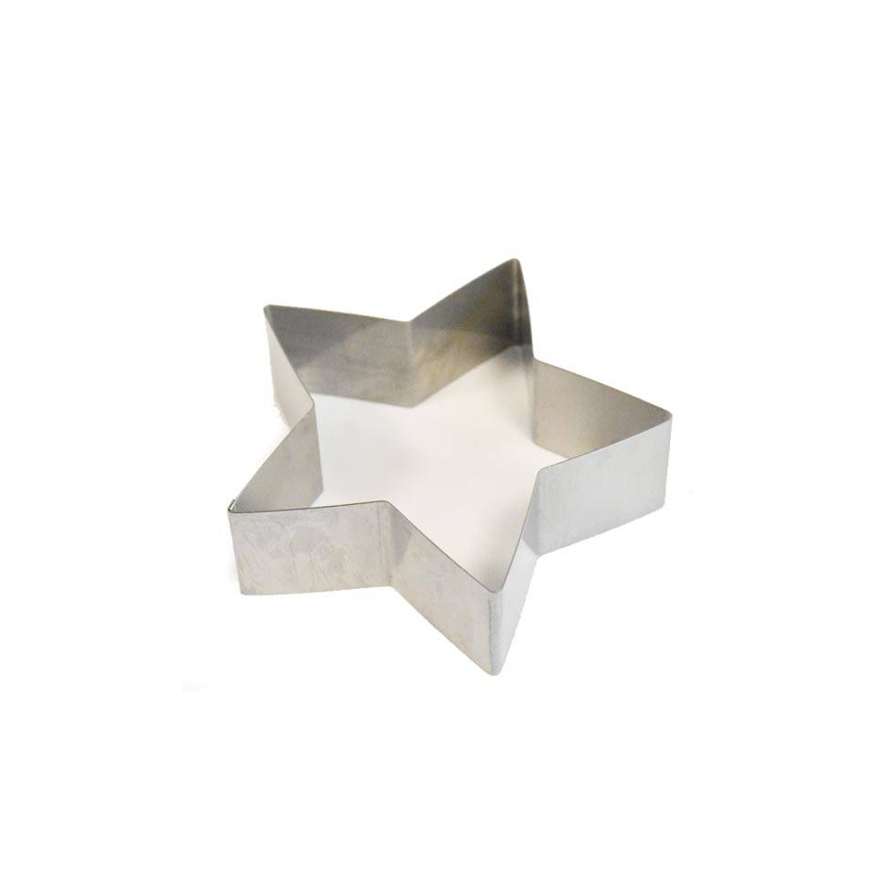 Stainless steel star mould 5.31x1.57 inch