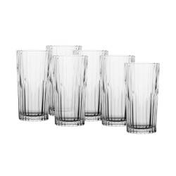 Manhattan transparent decorated glass 10.31 oz.