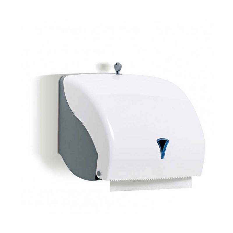 Capri white plastic roll holder 