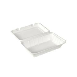 Duni take-out container with white pulp lid cl 85 cm 24x16x16