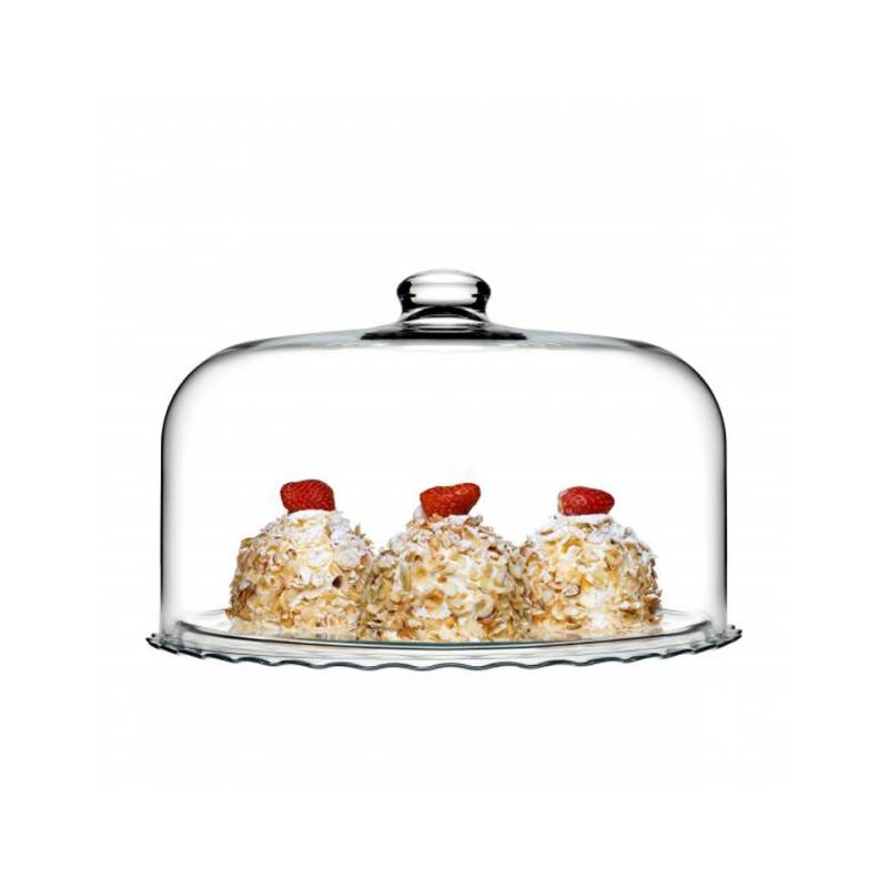 Piatto torta con cupola Maxipatisserie Pasabahce in vetro cm 35,5