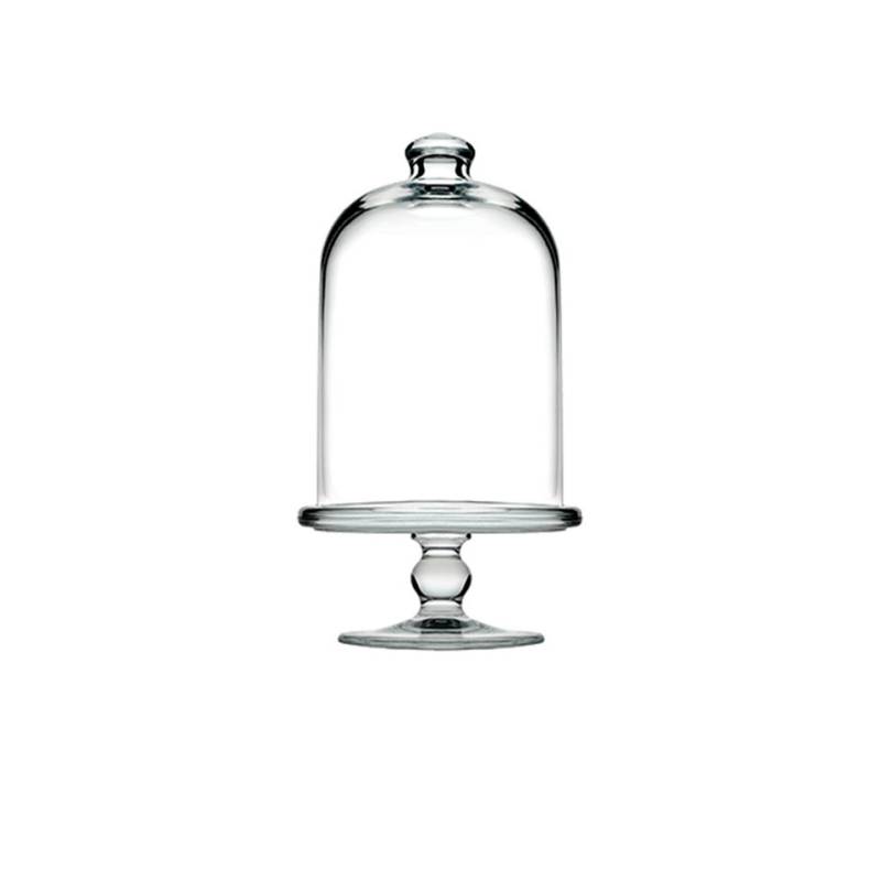 Patisserie Midi Pasabahce glass riser with dome 10.5x23 cm