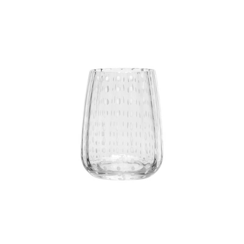 Bicchiere Perlage in vetro soffiato trasparente cl 36