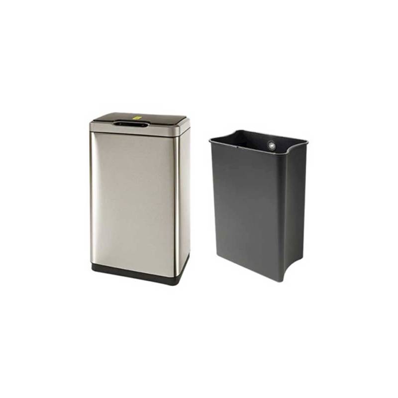 Alfred satin steel sensor bin lt 30