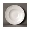 Piatto fondo Spyro Distinction Steelite in ceramica vetrificata bianca cm 26,5