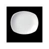 Spyro Distinction Steelite vitrified white ceramic flat plate 15x13 cm