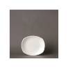 Spyro Distinction Plato llano de cerámica vitrificada blanca Steelite 15x13 cm