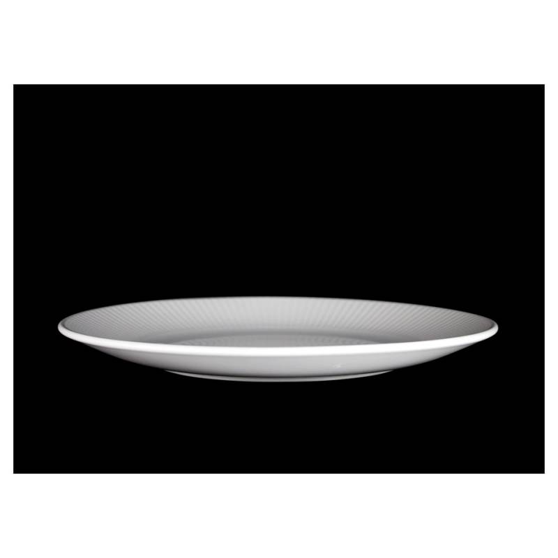 Steelite Willow Distinction white alumina vitrified gourmet coupe plate 11''