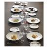 Steelite Willow Distinction white alumina vitrified gourmet coupe plate 11''