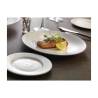 Steelite Willow Distinction white alumina vitrified gourmet coupe plate 11''