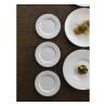 Steelite Willow Distinction white alumina vitrified gourmet coupe plate 11''