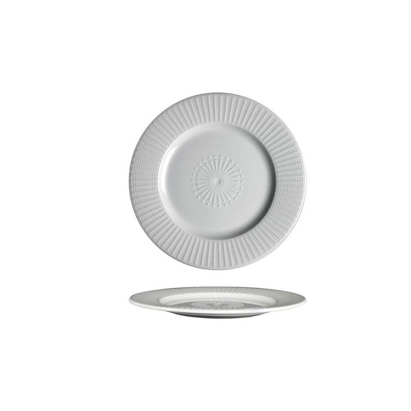 Steelite Willow Distinction white alumina vitrified gourmet plate accent 7 1/4''