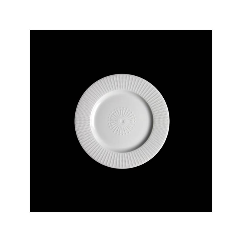 Steelite Willow Distinction white alumina vitrified gourmet plate accent 7 1/4''