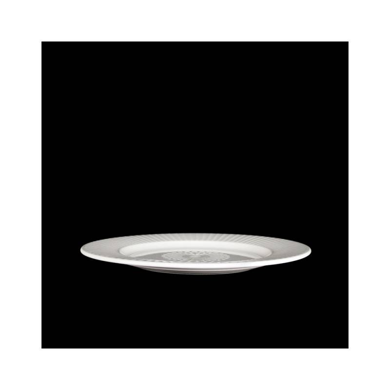 Steelite Willow Distinction white alumina vitrified gourmet plate accent 7 1/4''