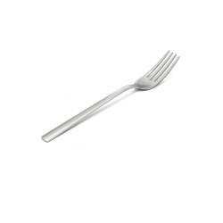 Fashion table fork in stainless steel sandblasted cm 21