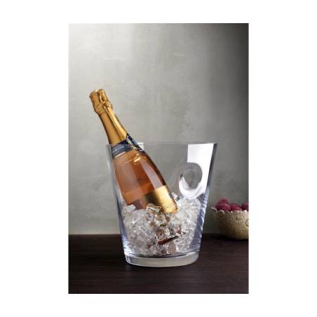 Nude glass ice bucket 2.50 gal