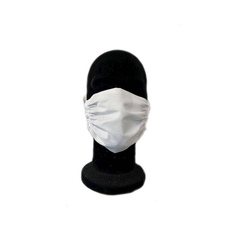 Gesichtsmaske aus Baumwolle und Zinnbinden