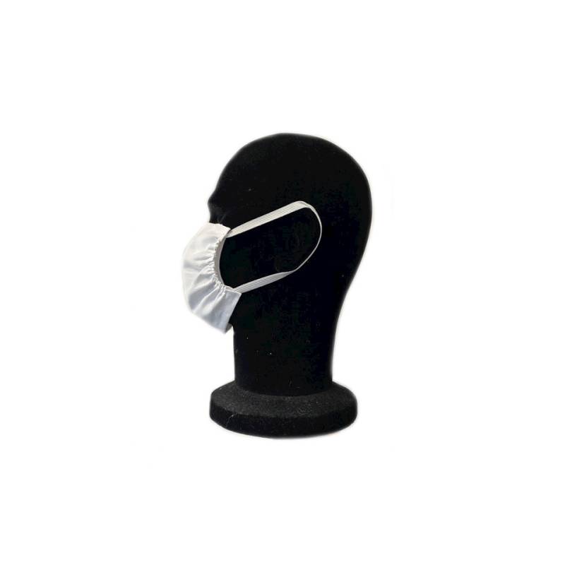Gesichtsmaske aus Baumwolle und Zinnbinden