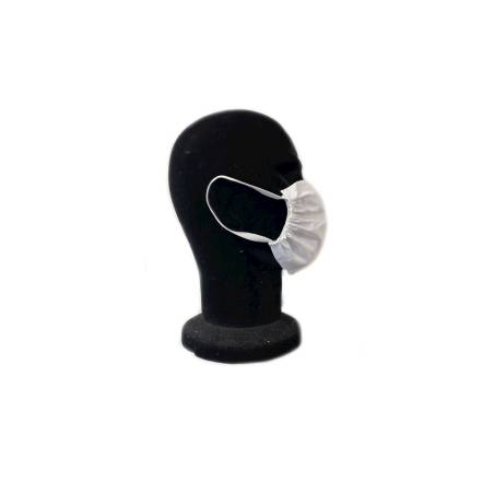 Gesichtsmaske aus Baumwolle und Zinnbinden