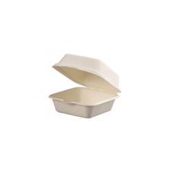 Cellulose pulp container with lid 5.90x5.90x3.15