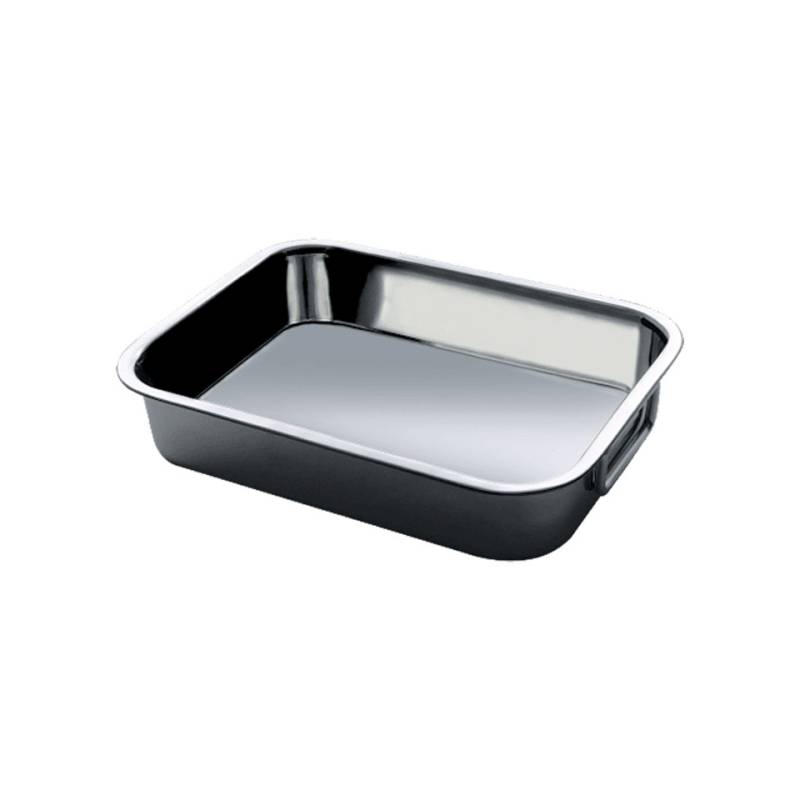 Rostiera rettangolare Salvinelli in acciaio inox cm 30x40