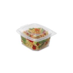 Rectangular transparent polypropylene container with lid 6.22x6.10x2.08 inch