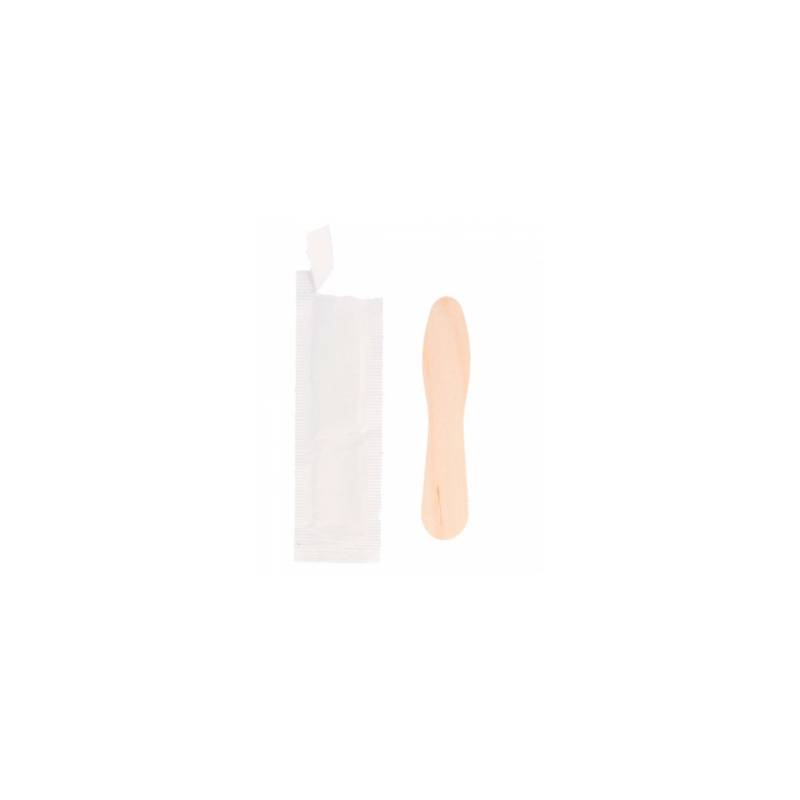Pelle à glace en bois mono-sachet 7,5 cm