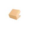 Porta hamburger in cartone ondulato marrone cm 17,5x18x7,5
